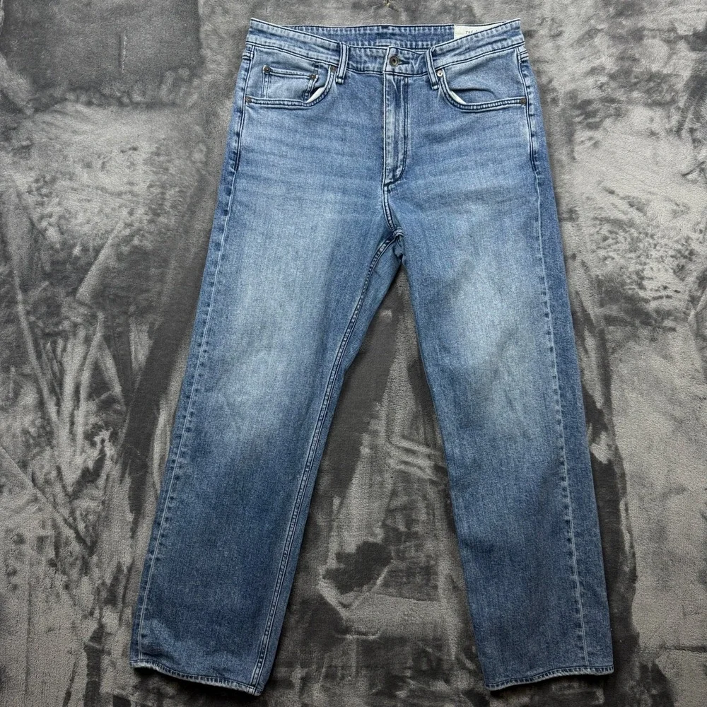 Rag & Bone Jeans Mens 34 Blue Fit 4 Straight Damian MED24H1247RGDM